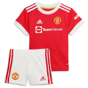 Fotbollströjor Manchester United Barn Hemma tröja 2021/22 - Kortärmad