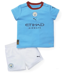 Billiga Fotbollströjor Manchester City Barn Hemma tröja 2022 2023 – Kortärmad
