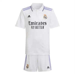 Billiga Fotbollströjor Real Madrid Barn Hemma tröja 2022 2023 – Kortärmad
